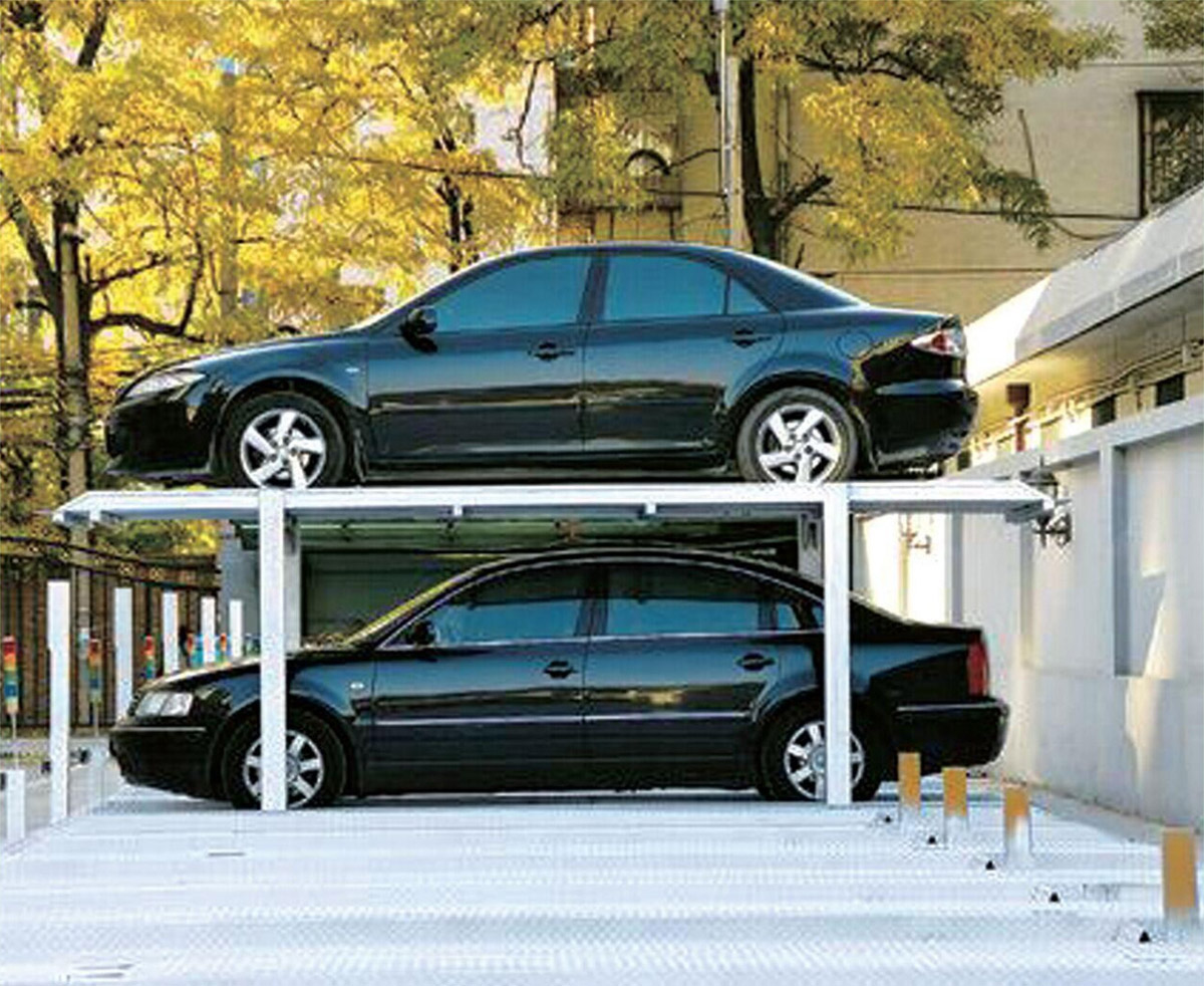 四川平武PJS2-D二层地坑式简易升降立体停车设备