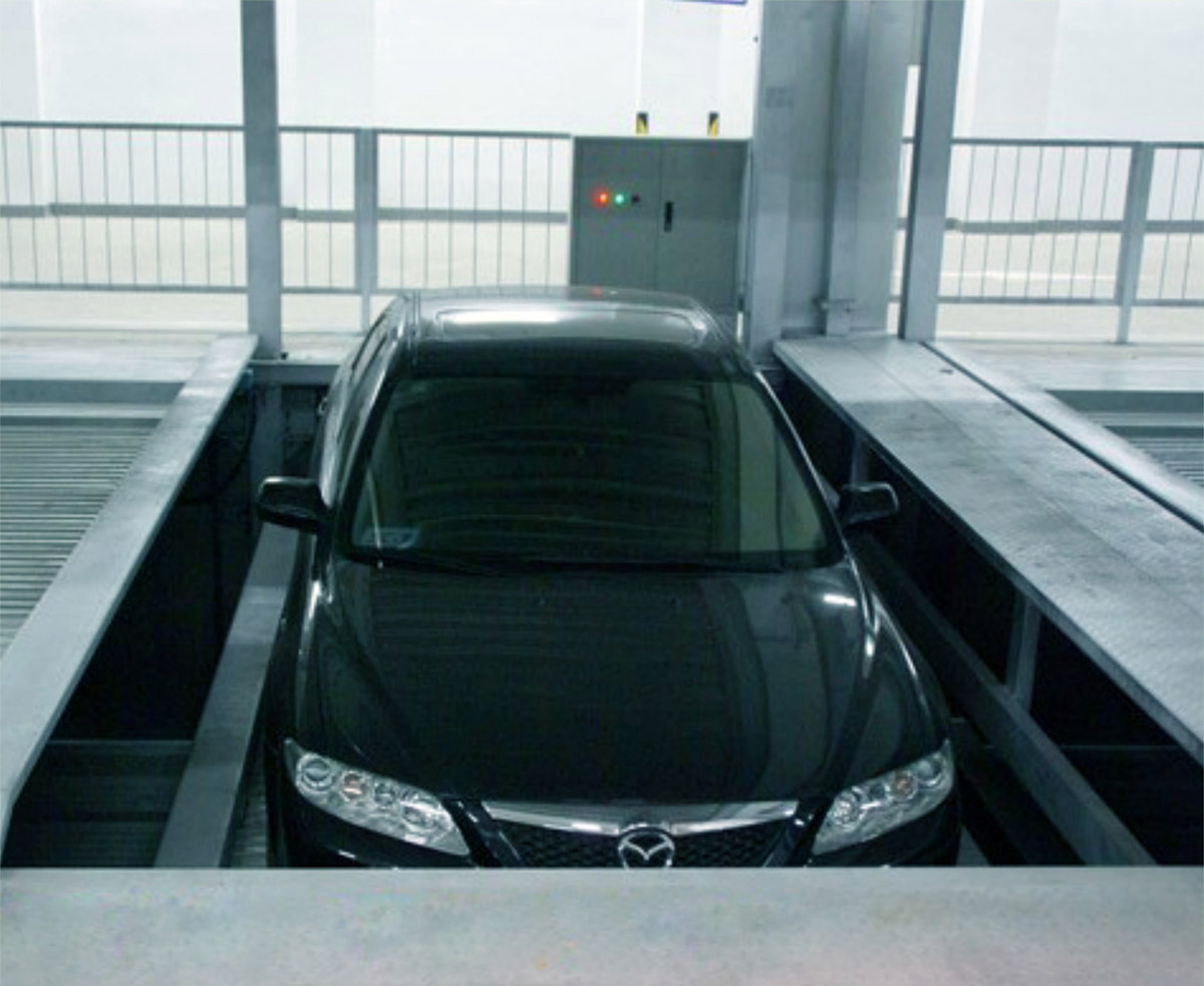 重庆渝北PSH2-D1负一正一地坑二层升降横移立体停车设备